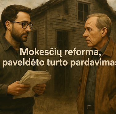 paveldėto turto pardavimas