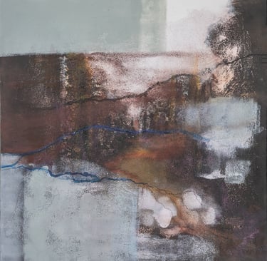 Ubers I./ 60x60/300euro/mixed media