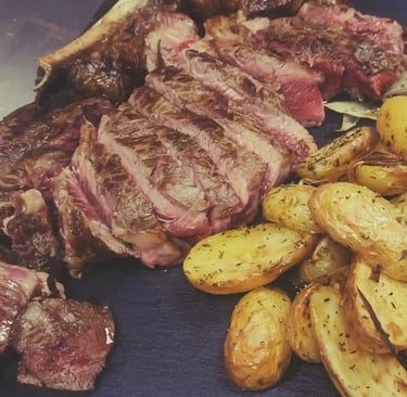 Côte de boeuf black angus La KV à manger Samoëns