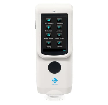 a cell phone with a white and blue screen
