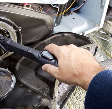 a person holding a brush and a brush in their hand