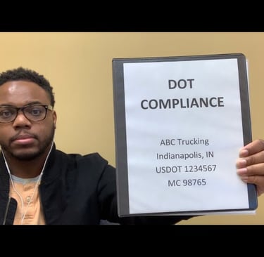 Truck driver paperwork