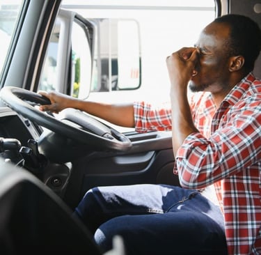 Truck driver overwhelmed by FMCSA paperwork and federal logistics compliance file