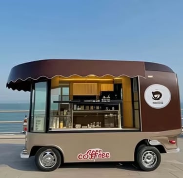coffee on wheels 230V installation certified and Ewof done by Sparky G Ltd hassle free