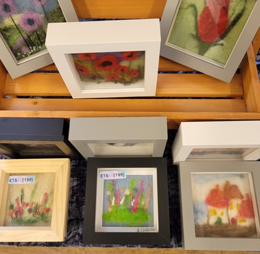 Brenda Christison felted pictures