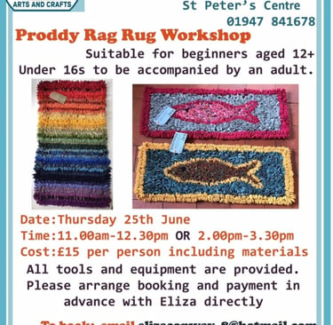Proddy rug workshop - Eliza Conway