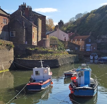 Staithes harbour