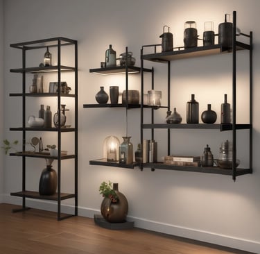 a shelf with a shelf with a shelf with a shelf with a shelf with a