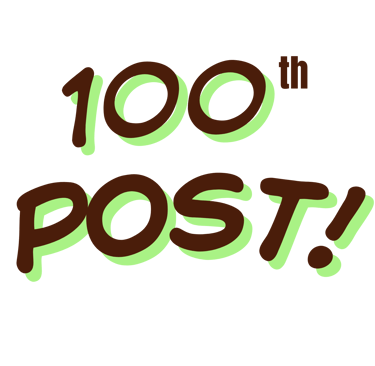 100th post graphic