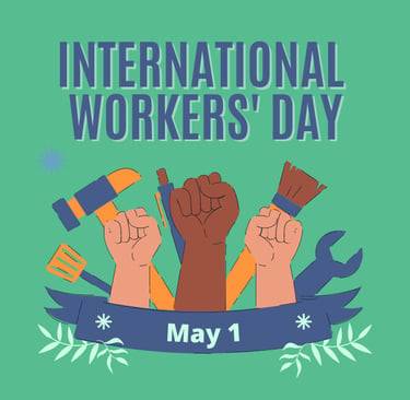 International Workers Day graphic