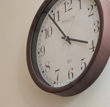 wall clock at Duke Health