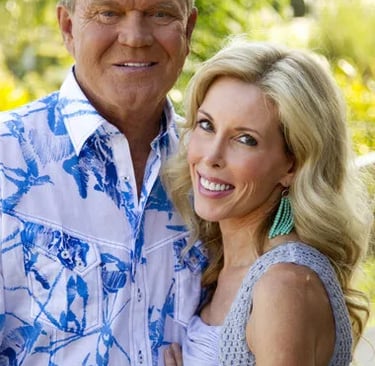 Glen Campbell and his wife Kim