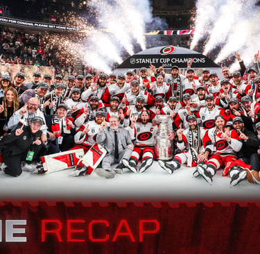 Carolina Hurricanes Organization Photo with 2026 Stanley Cup
