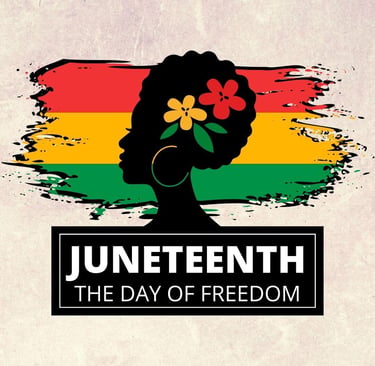 colorful juneteenth image