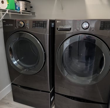 front load washer and dryer