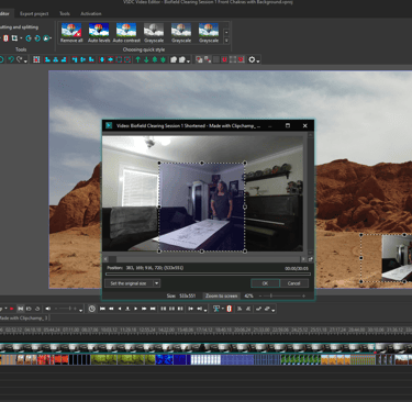 Picture of the program I use