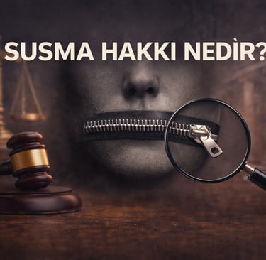 Soruşturma aşamasında susma hakkı nedir – şüpheli ve sanığın sessiz kalma hakkı