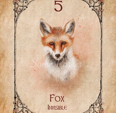 Fox from the Animal Spirit Oracle deck