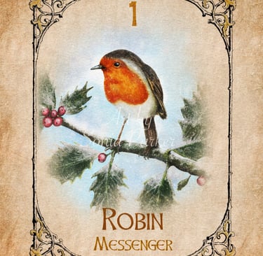 Robin Redbreast - Animal Spirit Oracle card