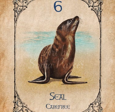 Seal from the Animal Spirit Oracle deck