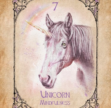 Unicorn from the Animal Spirit Oracle deck