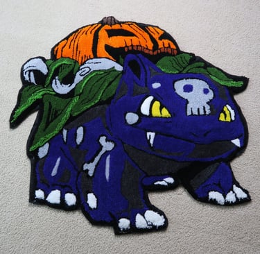 Halloween Bulbasaur Rug