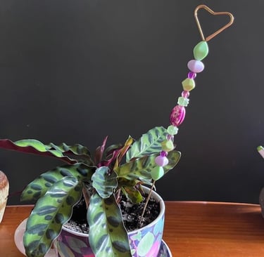 message stick for pot plant display