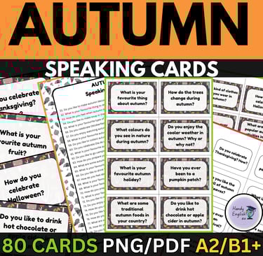 Speaking Cards: Autumn