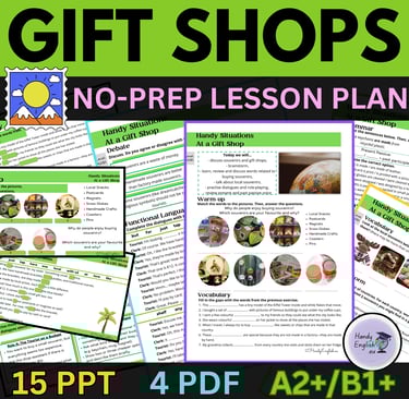 Survival English no-prep lesson plan ELA ELL ESL