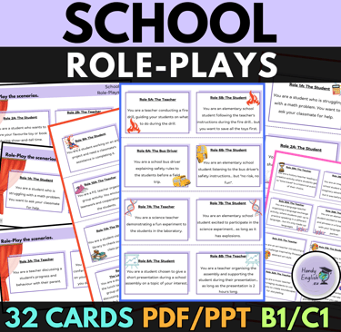 back to school role plays improv drama club
