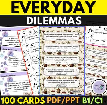 ESL speaking activities everyday problems and dilemmas