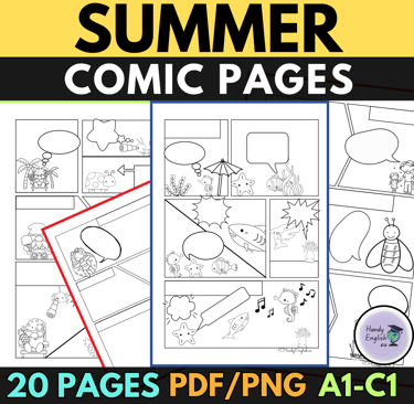 Comic Book Pages: End-of-the-year & Summer