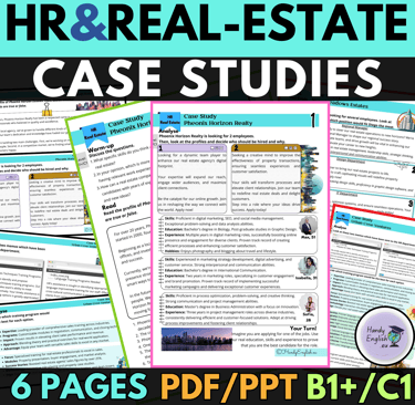 human resources and real estate english lesson business english