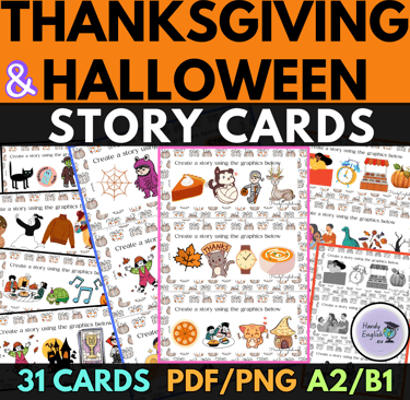 Story Cards: THANKSGIVING & HALLOWEEN