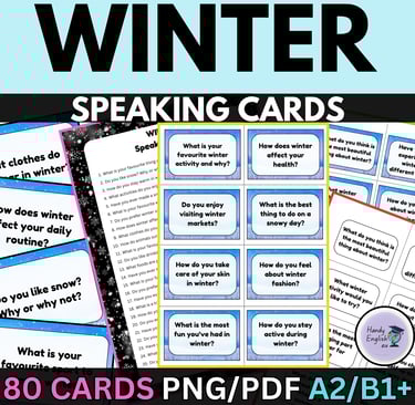 Speaking Cards: Winter