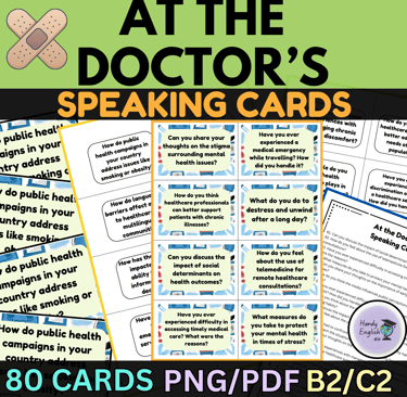 At the Doctor's Speaking Cards B2/C2 medical English