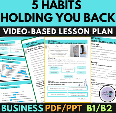 Business English/Video-Based: "5 habits holding you back from success"