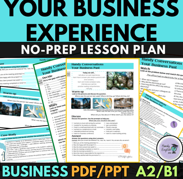 Business English: Experience