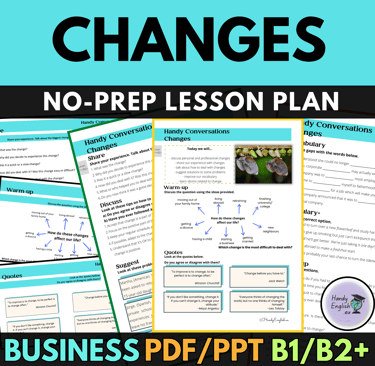 Business English: Business and Personal Change