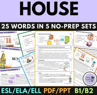 House Vocabulary B1/B2+