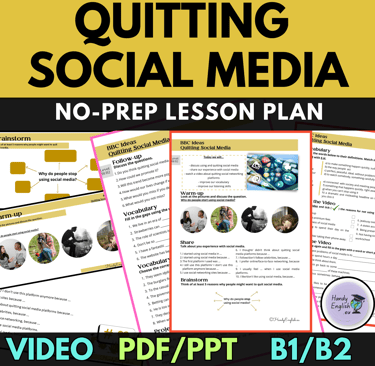 BACK TO SCHOOL Social Media video-based listening, speaking, vocabulary