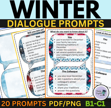 Dialogue Prompts winter and christmas
