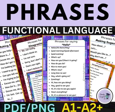 Funtional Language Phrases for Beginners
