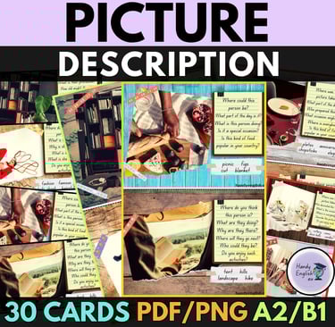 picture_description_present_continuous_past_simple_vocabulary
