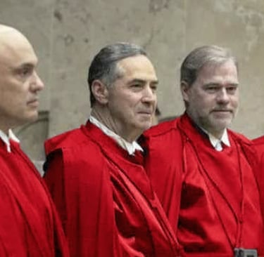 STF de vermelho