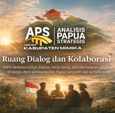 a group of people sitting at a table with a flag