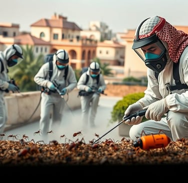 مكافحة الحشرات بأساليب حديثة بالرياض
