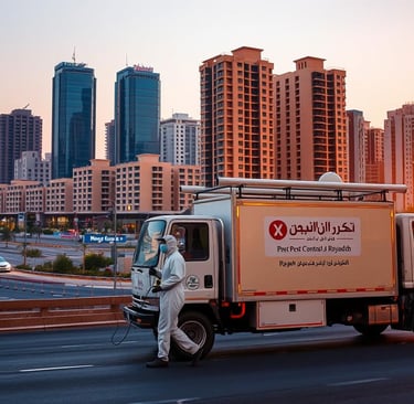 مكافحة حشرات الرياض مع شركة سيف - رش متقدم
