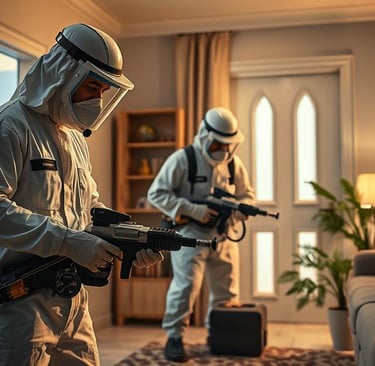 تعقيم وتطهير المنازل بالرياض