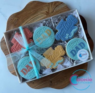 Father's Day cookie gift box